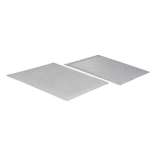 Metallgitterfilter Fettfilter quadratisch Metall 2 Stück 284x284mm Dunstabzugshaube Bosch Siemens Neff 00298619 298619 Balay Constructa dhe cd cz