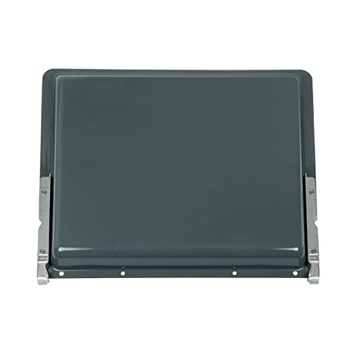 Backblech Kuchenblech Fettpfanne Universalpfanne mit Träger 428x375x40mm emailliert Backofen Herd Original Bosch Siemens 00437876 437876 für HB HBN HE HEN HEV HEZ HK HL HS HSN HZ