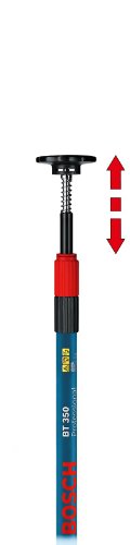 Bosch Professional Teleskopstange für Laser und Nivelliergeräte BT 350 (Höhe: 140–350 cm, 3 Sektionen)