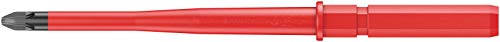 Wera 05003484001 Kraftform Kompakt VDE 16 extra slim 1, Isolierter Schraubendreher Wechselklingen Satz, 16-teilig