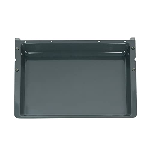 Backblech Kuchenblech Fettpfanne Universalpfanne mit Träger 428x375x40mm emailliert Backofen Herd Original Bosch Siemens 00437876 437876 für HB HBN HE HEN HEV HEZ HK HL HS HSN HZ
