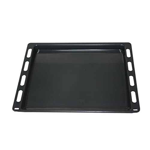 Backblech Kuchenblech Pizzablech 440x372x23mm emailliert pyrolysefest activeClean Backofen Herd Original Bosch Siemens 00437796 437796 auch Küppersbusch 536411 ZUB115 Neff Quelle Neckermann Lloyds
