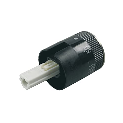 Knebel Kochstelle Drehgriff Drehknopf Schalter Backofentemperatur Grill Wahlschalter schwarz/silber versenkbar Backofen Herd Ofen Original Bosch Siemens 00423072 423072 HE100550 HE534550C HE334550