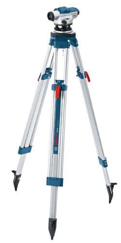 Bosch GOL 26 D Professional Optisches Nivelliergerät im Transportkoffer mit Stativ BT 160 Professional, Messlatte GR 500 Professional und Zubehör