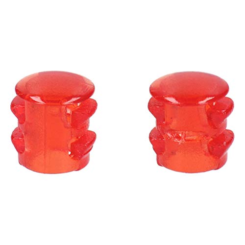 2 x Lampenabdeckung Lampenkappe Abdeckung Linse rot für Bedienblende Backofen Herd ORIGINAL Bosch Siemens 00416686 416686
