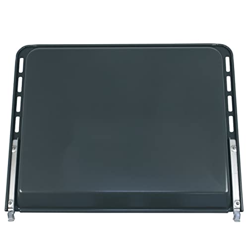 Backblech Kuchenblech Pizzablech 459x375/392x29mm emailliert mit Träger ActiveClean-fähig und pyrolysefest Backofen Herd Original Bosch Siemens Balay 00680615 680615 für HE HC HBB HB HA