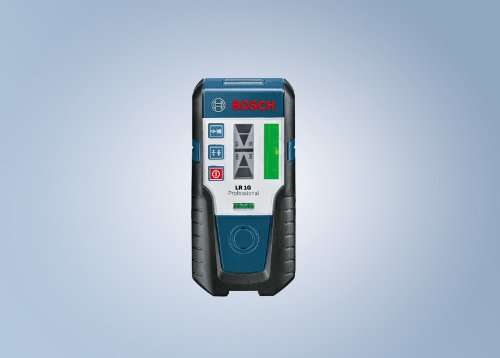 Bosch Professional Laser-Empfänger LR 1 G (grüner Strahl, 1x 9-V-Batterie, Reichweite: 0–200 m)