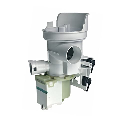 Ablaufpumpe Laugenpumpe Magnettechnik Entleerungspumpe Schumtzwasserpumpe mit Pumpenstutzen und Flusensiebeinsatz Waschmaschine Bosch Balay Constructa Siemens Neff 00703147 703147