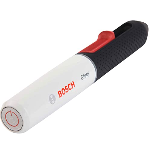 Bosch Akku Heißklebestift Gluey Marshmallow (mit 20 Klebesticks, im Karton) weiß, (L x B) 195 mm x 25 mm