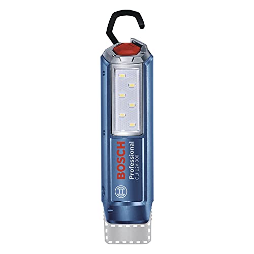 Bosch Professional 12V System Akku LED Lampe GLI 12V-300 (300 Lumen, ohne Akkus und Ladegerät, im Karton)