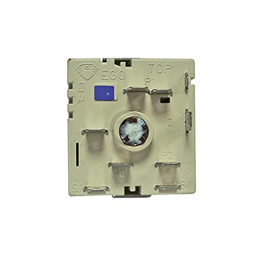 AEG Electrolux Zanker 140013340017 14001334001 ORIGINAL Kochplattenschalter Zweikreiskochplattenregler Kochstellenregler Drehwahlschalter EGO 50.85071.000 Zweikreis Herd Ofen Backofen