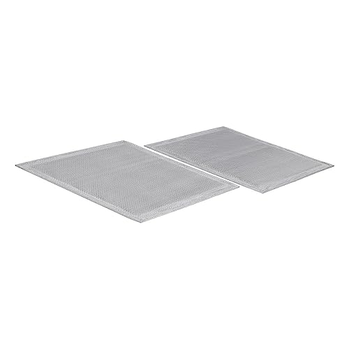 Metallgitterfilter Fettfilter quadratisch Metall 2 Stück 284x284mm Dunstabzugshaube Bosch Siemens Neff 00298619 298619 Balay Constructa dhe cd cz