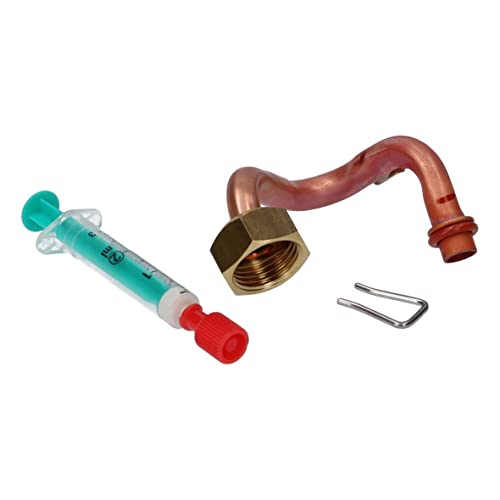 Bosch Balay Siemens Neff Constructa 614644 00614644 Auslaufrohr Ablaufrohr Kupferrohr CURohr Heizelement Heizung Durchlauferhitzer Heißwassergerät auch passend für Junkers Tecline Ufesa