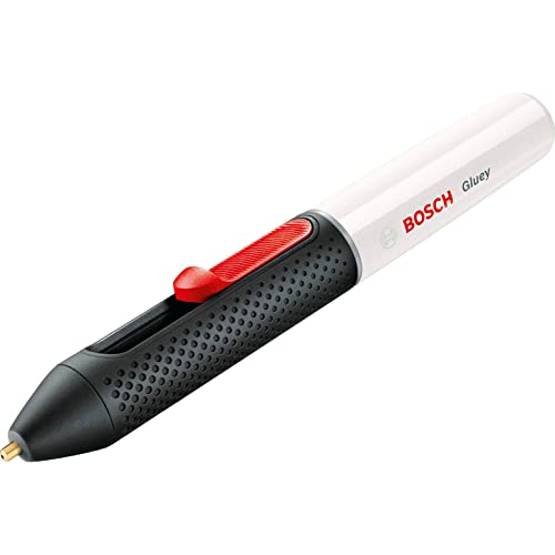 Bosch Akku Heißklebestift Gluey Marshmallow (mit 20 Klebesticks, im Karton) weiß, (L x B) 195 mm x 25 mm