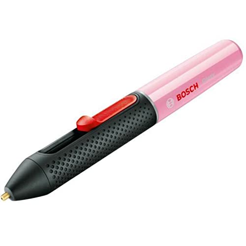 Bosch Akku Heißklebestift Gluey Cupcake Pink (mit 20 Klebesticks, im Karton) rosa