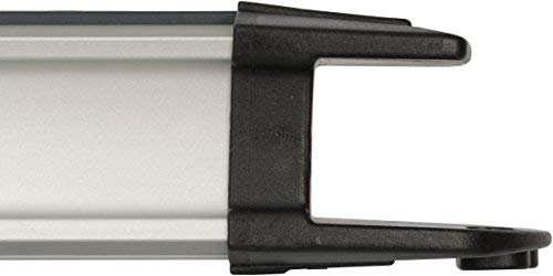 Brennenstuhl Premium-Alu-Line, Steckdosenleiste 6-Fach/Steckerleiste aus hochwertigem Aluminium (Mehrfachsteckdose mit Schalter und 3m Kabel, Made in Germany) Silber/schwarz