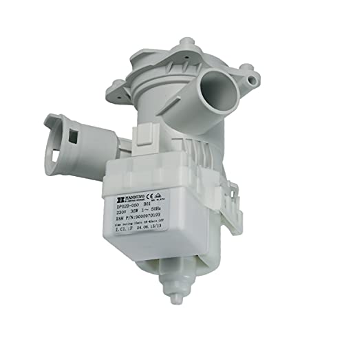 Bosch Siemens00145777 Ablaufpumpe Magnettechnikpumpe Magnetpumpe Synchronpumpe Entleehrungspumpe Wasserpumpe Waschmaschinenpumpe Laugenpumpe Pumpe 30W Waschmaschine auch Neff Constructa