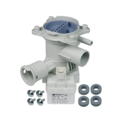 Bosch Siemens00145777 Ablaufpumpe Magnettechnikpumpe Magnetpumpe Synchronpumpe Entleehrungspumpe Wasserpumpe Waschmaschinenpumpe Laugenpumpe Pumpe 30W Waschmaschine auch Neff Constructa