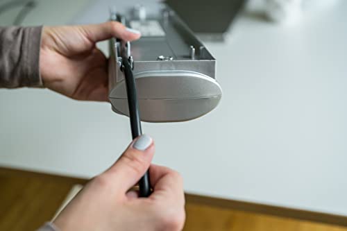 Brennenstuhl Primera-Line, Steckdosenleiste 10-Fach (Mehrfachsteckdose mit 2 Schaltern für je 5 Steckdosen und 2m Kabel) Silber