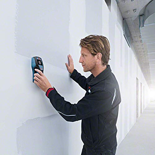Bosch Professional 12V System Ortungsgerät D-tect 120 (1 Akku 12V, max. Ortungstiefe Kunststoffrohre/Holzunterkonstruktion/spannungsführende Leitungen/Eisenmetalle: 60/38/60/120/120 mm, L-Boxx)