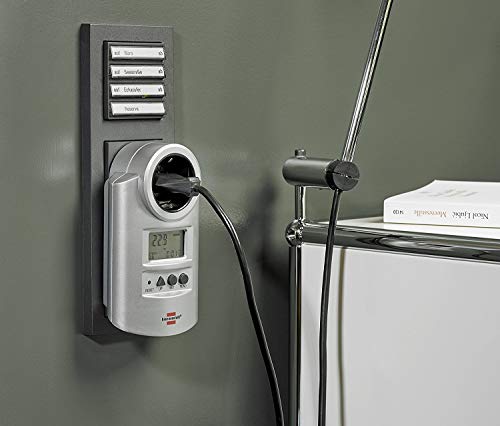 Brennenstuhl Energiemessgerät Primera-Line PM 231 E silber, 1506600 (2er Pack)