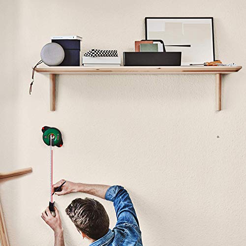 Bosch 2-in-1 Linienlaser Atino mit integriertem Maßband (horizontales oder vertikales Ausrichten dank einfacher Befestigung auf rauen und glatten Oberflächen)