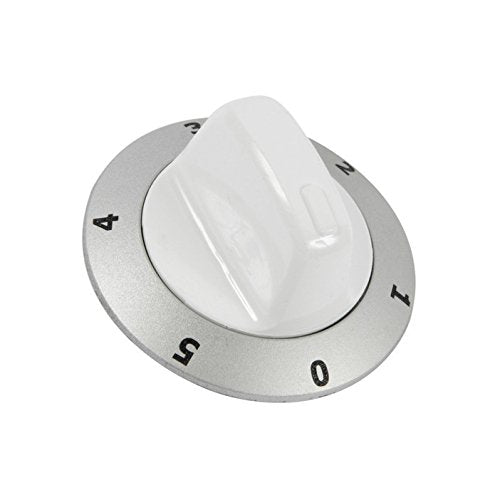 Electrolux Silber Herd Einstellknopf Set zu Passform 948522166 EKC6044 W 948522170 EKC6046 W