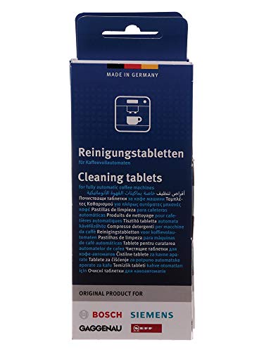 10 x 2 Reinigungstabletten für Bosch Siemens Neff Gaggenau 00311979