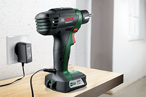 Bosch Akkuschrauber EasyDrill 12 (Akku, Ladegerät, Schrauberbit, Softcase (12 V, 1,5 Ah, 20 mm Bohr-Ø in Holz))