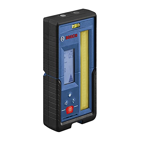 Bosch Professional Rotationslaser-Empfänger LR 45 (roter und grüner Laserstrahl, Empfängerhalterung RB 45, 2 AA-Batterien, Reichweite: bis 300 m Radius)
