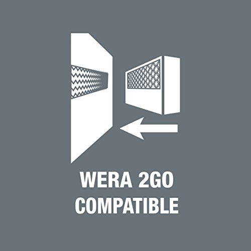 Wera '05057482001 Kraftform Kompakt Turbo 1 Getriebe-Schraubendreher-Satz, 19-teilig