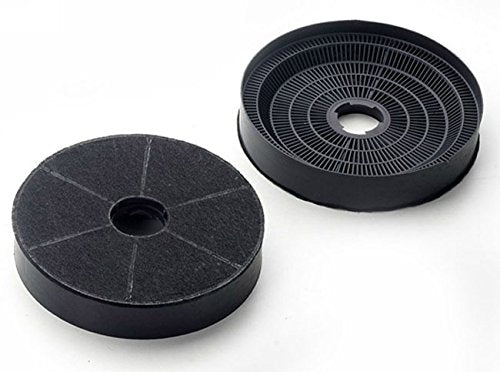 Amica KF 17193 Dunstabzugshaubenzubehör, Kohle, Rundfilter, schwarz, 2er pack