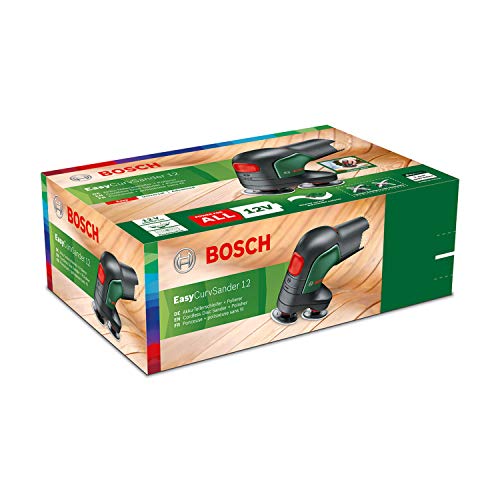 Bosch Akku Schleifer & Polierer EasyCurvSander 12 (Ohne Akku, 12 Volt System, im Karton)