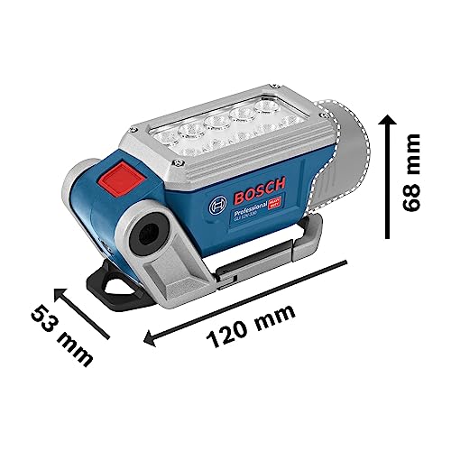 Bosch Professional 12V System Akku LED-Lampe GLI 12V-330 (330 Lumen, Betriebszeit: 180 min/Ah, ohne Akkus und Ladegerät, im Karton)
