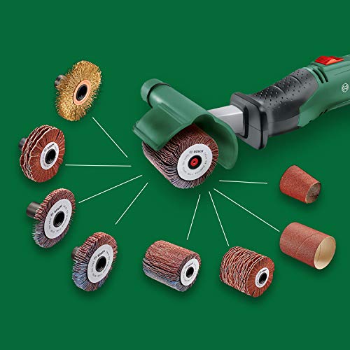 Bosch Schleifroller Texoro (250 Watt, 3 Zubehöre, Zubehörbox, im Karton), Green