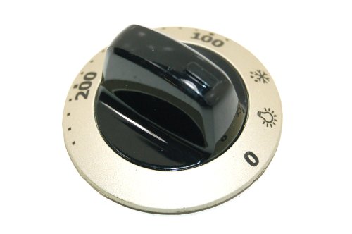 Electrolux 3491009753 Backofen und Herdzubehör/Knöpfe und Schalter/Kochfeld/Original-Ersatz schwarz Hauptofen Drehknopf für Ihren Ofen/Dieser Teil/Zubehör eignet sich für verschiedene Marken