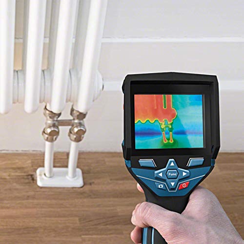 Bosch Professional 12V System Wärmebildkamera GTC 400 C (1x Akku 12V + Ladegerät, mit App-Funktion, Temperaturbereich: –10 °C bis +400 °C, Auflösung: 160 x 120 Pixel, in L-Boxx)