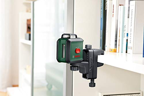 Bosch Kreuzlinienlaser UniversalLevel 360 mit Premium-Stativ und Universalklemme MM 3 (vertikale + horizintale Laserlinien inkl. 360° zum Ausrichten im ganzen Raum)