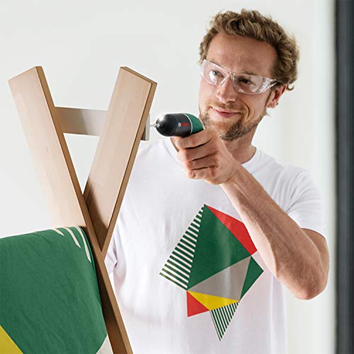 Bosch Akkuschrauber IXO Set (6. Generation, grün, mit IXO-Winkel- und IXO-Exzenteraufsätzen, variable Drehzahlsteuerung, über Mikro-USB-Kabel aufladbar, in Tasche)