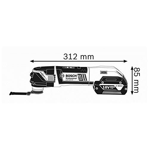Bosch Professional 18V System Akku Multi Cutter GOP 18V-28 (Oszillationswinkel: 1,4°, ohne Akkus und Ladegerät, im Karton)