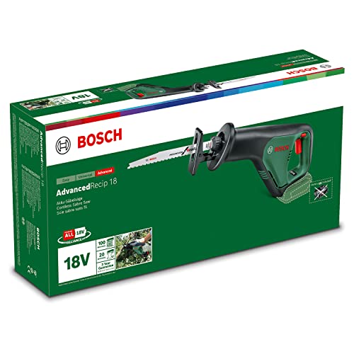 Bosch Akku Säbelsäge AdvancedRecip 18 (2,5 Ah Akku, 18 Volt System, im Karton), Testnote: sehr gut (Magazin: selber machen)