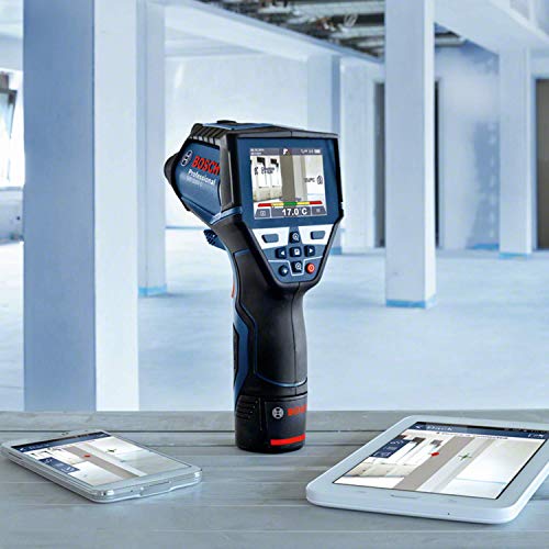 Bosch Professional Infrarot-Thermometer GIS 1000 C (mit App-Funktion, Temperaturmessbereich: –40 °C bis 1000 °C, 4x AA-Batterie, in Kartonschachtel)