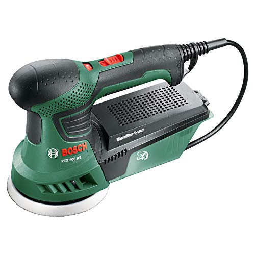 Bosch PEX 300 AE Exzenterschleifer, 270 W, schwarz/grün
