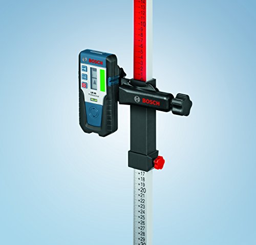 Bosch Professional Laser-Empfänger LR 1 G (grüner Strahl, 1x 9-V-Batterie, Reichweite: 0–200 m)