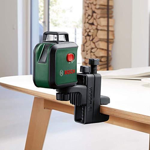 Bosch Universalklemme MM 3 (mit Klemmbereich 3–70 mm und Höhenverstellung bis 60 mm für schnelle und flexible Positionierung von Kreuzlinienlasern)
