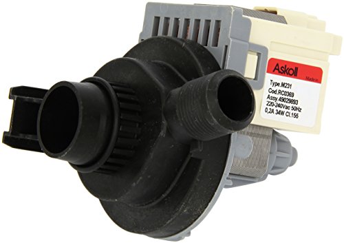 Electrolux 1240180065 Waschmaschinenzubehör/Aeg De Dietrich Tricity Bendix Zanussi Zoppas Waschmaschine Ablaufpumpe