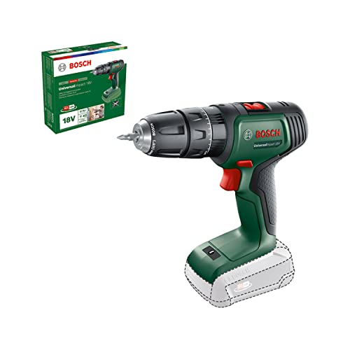 Bosch Akku Schlagbohrschrauber UniversalImpact 18V (ohne Akku, 18 Volt System, im Karton)