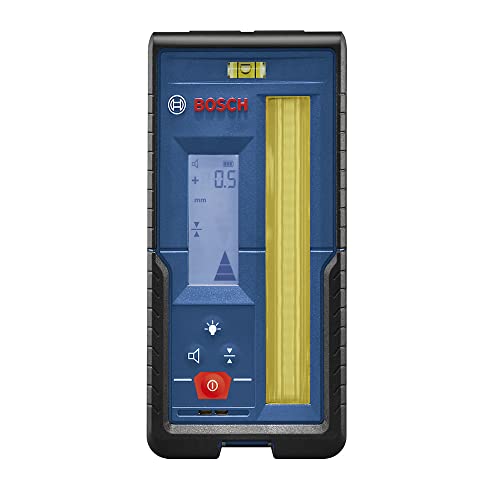 Bosch Professional Rotationslaser-Empfänger LR 45 (roter und grüner Laserstrahl, Empfängerhalterung RB 45, 2 AA-Batterien, Reichweite: bis 300 m Radius)