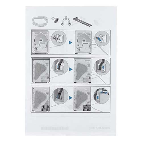 Bosch Siemens 284849 00284849 ORIGINAL Ablaufschlauch Schlauch Entleerungsschlauch Wasserablaufschlauch 2m Wäschetrockner Trockner Trocknerautomat auch Neff Constructa WTZ1110