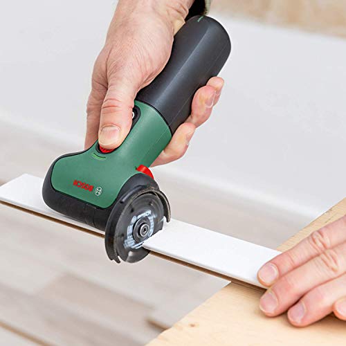 Bosch - EasyCut&Grind Akku-Multifunktionswerkzeug (7,2V 2,0Ah; 2 Trennscheiben, 1 Schleifteller,3x Schleifmittel,1 Transportschutz mit Inbusschlüssel,1 Adapter,1 USB-C-Kabel)50 mm Scheibendurchmesser